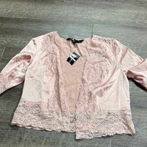 Brand new with tags Express Pink Lace Cardigan